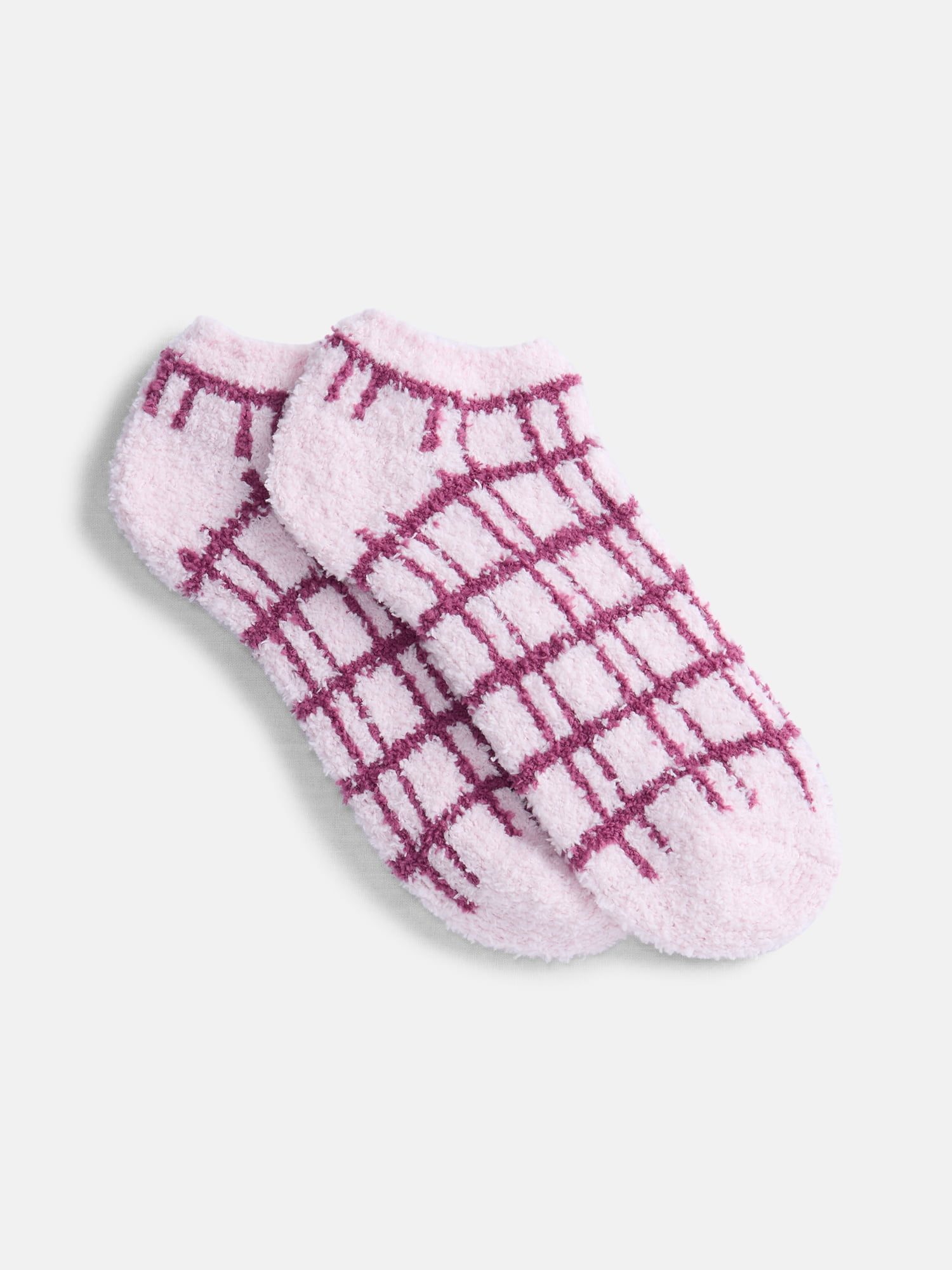 Joyspun Women's Cozy Low Cut Socks, 6-Pack, Size 4-10
