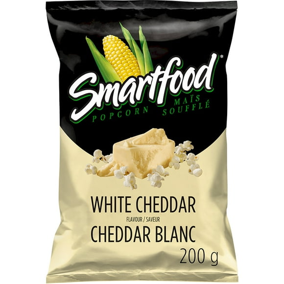 Smartfood White Cheddar flavour seasoned popcorn, 200GM