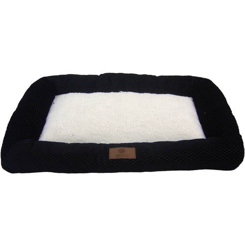American Kennel Club Bolster Crate Pads, 30", Burgundy