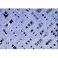 thumbnail image 1 of Ahgly Company Machine Washable Indoor Rectangle Solid Blue Modern Area Rugs, 3' x 5', 1 of 4