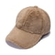thumbnail image 1 of Gorra de béisbol de felpa de piel sintética de conejo ajustable para invierno, 1 of 1