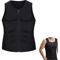 thumbnail image 1 of Gynecomastia Compress Zipper Vest, Compression Shirt Men, Compression Tank Top Men, 1 of 5