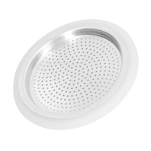 Coffee Pot Filter, Aluminum Coffee Pot Filter Sealing Ring And Filter Set Reusable Aluminum Filter Disc Coffee Press Replacement Filter Reusable Metal Filter For Coffee