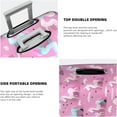 thumbnail image 4 of many Unicorns Pink Stylish Luggage Cover - Protect and Personalize Your Suitcase with TSA-Approved Cover,suitcase covers for luggage, 4 of 6