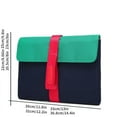 thumbnail image 2 of 1pc Fashionable Color Coded Laptop, 11-15 Inches Suitable For Tablets And Laptop Bags/lining/storage Bags Office Supplies, 2 of 4