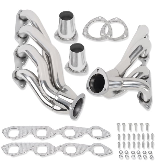 For Chevy Big Block 396 402 427 454 502 Exhaust Headers Polished Stainless Steel