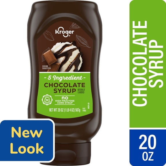 KR 5 Ingredient Chocolate Syrup, 20 oz