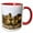 Red/White, variant on 3drose, Usa, Washington, Seattle. Mallard Ducks Clutch of Ducklings., 11oz Two-tone Yellow Mug
