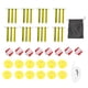 thumbnail image 1 of Juego de banderas y cinturones de fútbol con bandera para niños, adolescentes, adultos, entrenamiento en interiores y exteriores, rojo y amarillo, 1 of 8