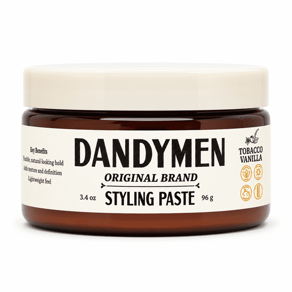 DANDYMEN COLLECTION Medium Hold Styling Paste 3.4 oz Tobacco Vanilla