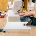 thumbnail image 3 of OULII Sewing Machine Extension Board Tailor Extension Table White Plastic 1Pcs Extend Work Surface Indoor Use, 3 of 8