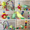 thumbnail image 7 of 6 PCS Bird Toys Parakeet Toys,Dinosam Colorful Parrot Toy for Small Parakeets Cockatiels Conures Finches Swing Chewing Hanging Bell Cage Hammock Toy, 7 of 7