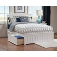 thumbnail image 2 of Mission Platform Bed with Matching Foot Board with 2 Urban Bed Drawers in, Multiple Colors and Sizes, 2 of 4