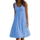 thumbnail image 2 of Guardurnaity Vestido Mujer Cuello Correa Vestido Cuello Correa Niña Sin Mangas Playa Ropa Vestidos Cielo azul S, 2 of 5