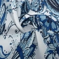 thumbnail image 4 of FAVIPT Dress for Women 2025 Casual Dressy Summer Beach Dresses Long Sleeve V Neck Large Hem Dress Elegant Floral Print Dresses Blue,S, 4 of 7