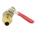 thumbnail image 3 of Unique Bargains 8mm OD Hose Rotary Handle Water Oil Gas Flow Shut Off Control Ball Valve 2pcs, 3 of 4