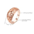 thumbnail image 6 of SmartBy Fashion Women Hollow Flower Band Handmade Finger Ring Engagement Jewelry Deor, 6 of 7