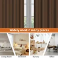 thumbnail image 7 of Lfeey Brown Room Darkening Curtains 42x63 Inch, Blackout Curtains for Bedroom Living Room, 2 Panels, 7 of 7