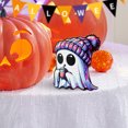 thumbnail image 5 of XGFHYJEH Halloween Indoor Tabletop Decor Decoration, Halloween Cute Little Ghost Tray Ornaments, Halloween Ghost Pumpkin Festival Decorations, 5 of 6