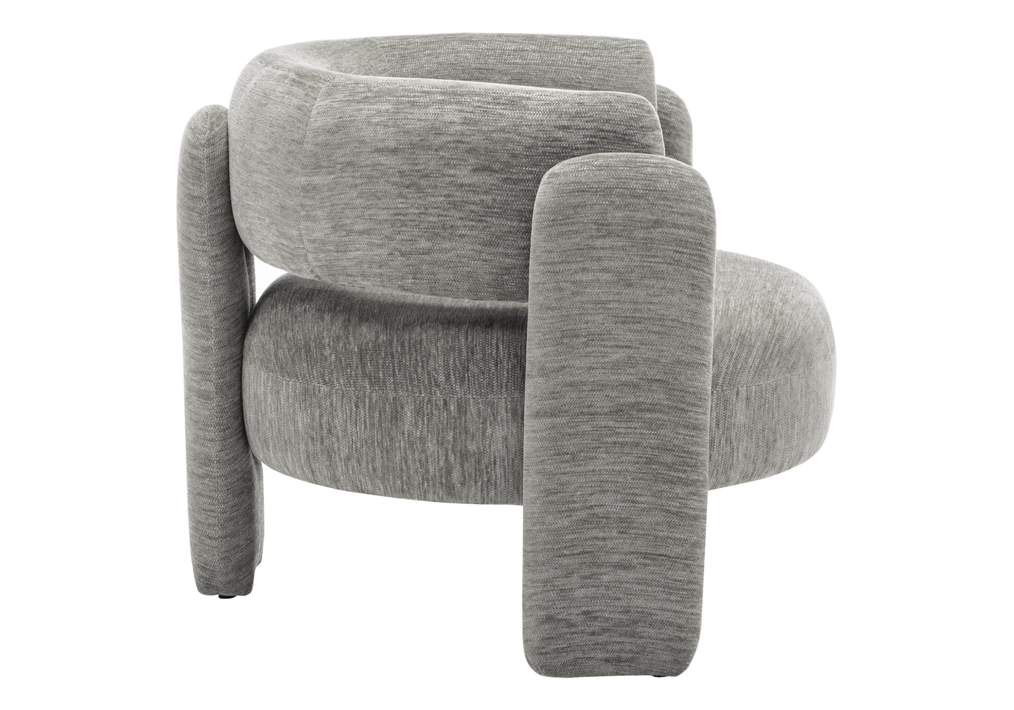 Monarch Specialties - I 8014 Accent Chair, 29"H, Upholstered, Living Room, Bedroom, Light Grey Fabric