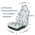 thumbnail image 3 of Balery Cute Panda Bear Funda de Asiento para Auto con Diseño - Cubierta Frontal Suave y Transpirable con Protector Antideslizante- 1 Unidad, 3 of 5