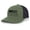 Loden/Black, variant on Patriot Pride Men's Political Snapback Mesh Trucker Hat - American Flag We The People, 250 Years of Freedom Design-Heather Grey/Black