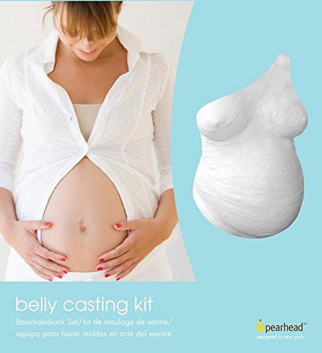 Pearhead Belly Casting Kit White Com - Baby Made Diy Belly Casting Kit