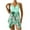 Green, variant on Wyobmus Women's Halter Tankini Swimdress 2 Piece Plus Size Swimsuits Tummy Control Bathing Suits Swim Dress With Shorts Black