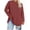 Hot Pink, variant on Coorders Women's Crewneck Tee with Long Sleeves, Womens Oversized Casual Basis Shirts Tunic Tops ,Women's Plus Hot Pink, Sizes XL-XXXXXL