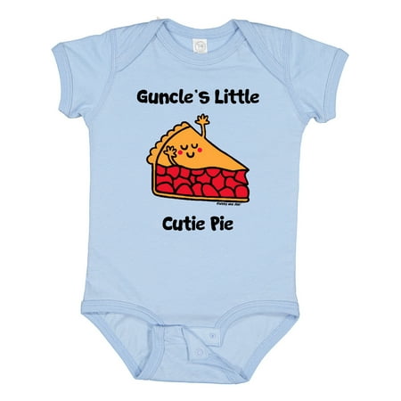 

Inktastic Guncle s Little Cutie Pie Gift Baby Boy or Baby Girl Bodysuit