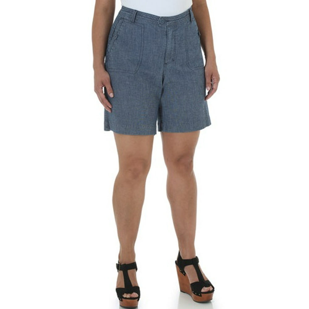 Lee Riders Riders by Lee Women's Plus Size Classic Belted Bermuda