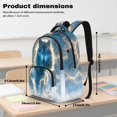 thumbnail image 7 of DISNIMO 17 Inch Kids School Backpack for Boys Lightning Wolf Print Lightweight Bookbag with Laptop Compartment, Side Pockets for Primary Middle Students, Daily Travel Use, 7 of 7