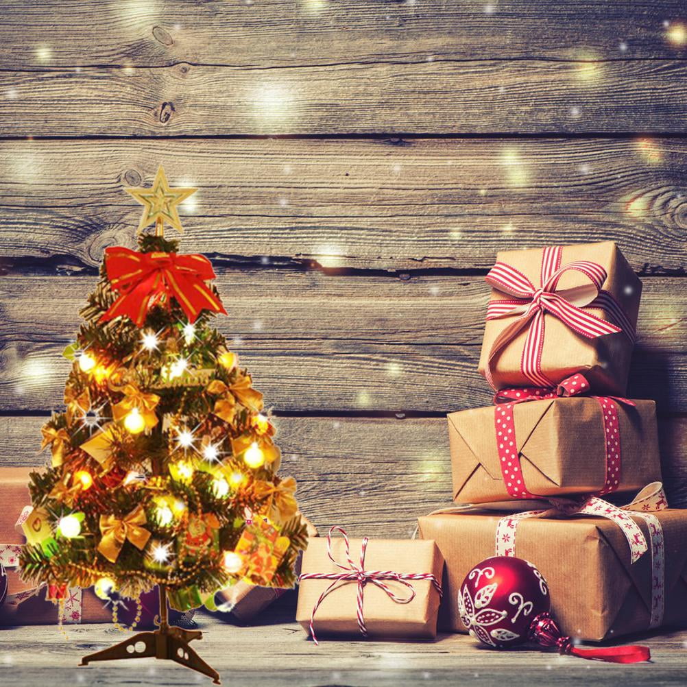 Sapin De Noël Artificiel Mini 60 Cm – Décoration De Table – Base En Lin – PVC De Haute Qualité – Parfait Pour Bureau Ou Centre De Table - 7