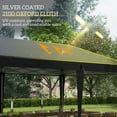 thumbnail image 6 of Barara King Gazebo, Outdoor Canopy Shelter,10' x 20' Pop Up Canopy Tent, Upgraded Heavy Duty Tents for Parties with Carry Bag, Black, 6 of 11