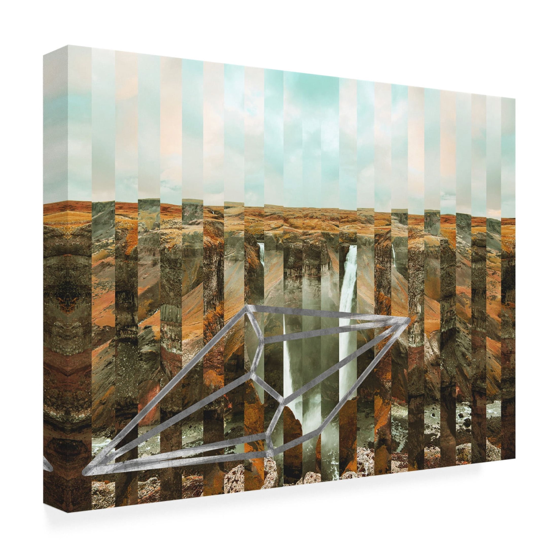 Trademark Fine Art Melissa Wang On the Reverse Side II Canvas Wall Art