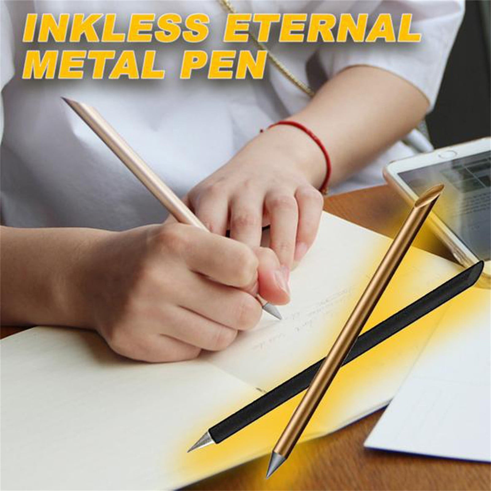 Inkless Eternal Metal Pen New Design Office Sign Pen Collectible Birthday Gift 