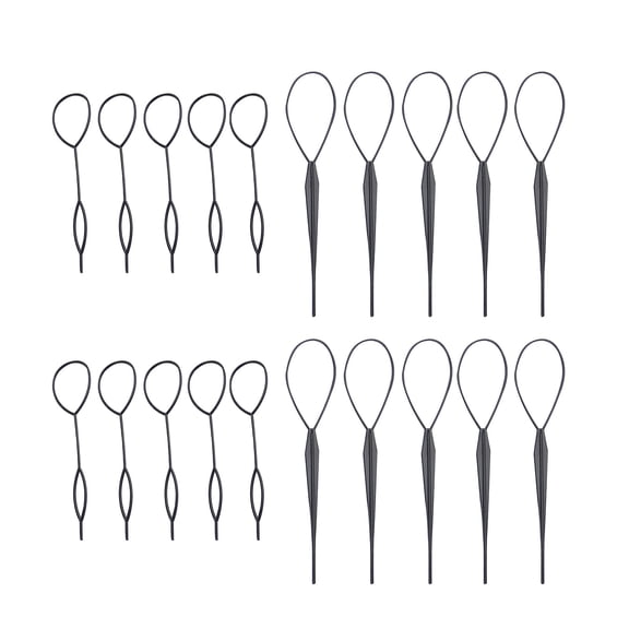 Hair Ponytail Braiding Styler 10 Style Bun French Helper Tail Pair Tool Care