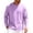 Purple, variant on Yongwang Mens Long Sleeve Shirt Crew Neck Top Athletic Breathable Casual Basic Top for Sports Gym