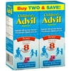 Children's Advil Liquid Suspension Fever Reducer/Pain Reliever (Ibuprofen) 2-Pack In Grape Flavor 100Mg 2-4 Fl. Oz. Boxes
