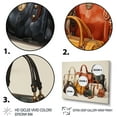 thumbnail image 3 of Designart "Envy-Worthy Minimalism in Designer Bags IV" Fashion Floater Framed Wall Art Living Room, 3 of 7