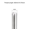 thumbnail image 2 of Unique Bargains Fully Threaded Rod M16 x 400mm 2mm Thread Pitch 304 Stainless Steel Right Hand Threaded Rods Bar Studs, 2 of 4