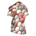 thumbnail image 3 of joogoo Football Rugby Balls Pattern Men's Cycling Jerseys Mountain Bike Short Sleeve Tops 3XL, 3 of 7