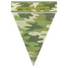 Military Light Camouflage Plastic Flag Banner (12ft)