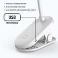 thumbnail image 4 of Labymos Extendable Desk Lamp with Clip USB Charging Port 3 Color Modes Eye Protection for, 4 of 8