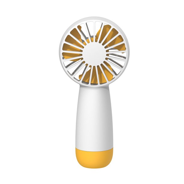 Sidaley Ventilador de mano recargable Mini nuevo bolsillo de refrigeración portátil al aire libre Oficina escritorio reposición viaje Electrónica Blanco