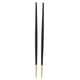 thumbnail image 4 of 304 Stainless Steel Chopstick Japanese Sushi Gold Chopsticks Tableware Set, Lightweight and Reusable Metal Silverware for Lunch Dishwasher Safe(Black) Unbranded JY18455-01, 4 of 7
