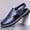 Blue, variant on Men's White Croc-Pattern Summer Sandals, Lightweight Non-Slip Slip-On Shoes for Beach, Vacation, Outdoor Casual, Quick-Drying and Breathable Comfort