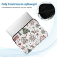 thumbnail image 2 of FORMRS 15-15.6 inch Laptop Sleeve Case Soft Carrying Quilted Computer Bag Cover, White Nordic Christmas House, 2 of 7