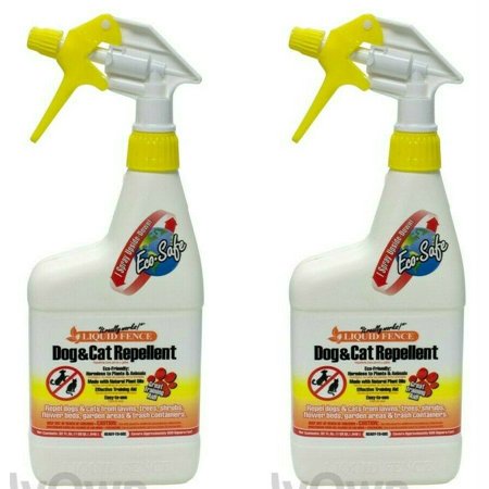 Liquid Fence Ready to Use 32-fl oz Dog And Cat Repellent-Natural Animal Repellent - 2 (Best Natural Cat Repellent)