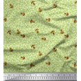 thumbnail image 1 of Soimoi Modal Satin Fabric Anchor Hook Nautical Print Fabric by The Yard 42 Inch Wide, 1 of 3